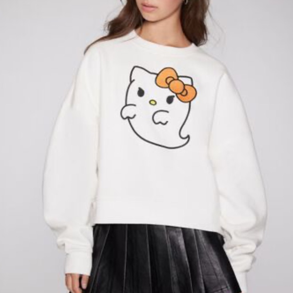 Sanrio x Forever 21 Hello Kitty Ghost Boo Pullover Sweatshirt Girls